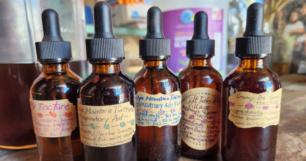 5 tinctures in a row.